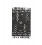 Madam Stoltz fürdőszoba szőnyeg, grafit, 90×60cm, pamut, latex (PI-10797W)