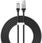 Baseus COOLPLAY adatkábel (USB - lightning, 2.4A, gyorstöltő, 200cm, törésgátló) FEKETE Apple IPAD, IPAD 2, IPAD (3rd Generation) (CAKW000501)