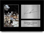 UMA Star Wars George Lucas kép, A4-es, aláírással, fali képkeret (472345563467)