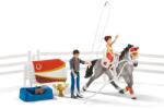 Schleich Set Schleich 42443, Calarie pentru sarituri peste obstacole Horse Club al Miei (42443S) Figurina