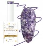 Evershine Confetti Hibrid Lakk, lila csillámos, 15ml (CC-06)