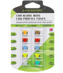 CARMOTION Penge biztosítékok MINI LOW PROFILE LED jelzővel, 10 db (63602)