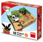 Dino Cuburi de lemn pentru povești 12 buc - Bing (641426)