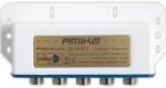 AMIKO diseqc 4/1 koax relé+müanyagház