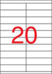 APLI Etikett, univerzális, 105x29 mm, APLI, 2000 etikett/csomag - toptoner