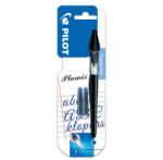 Pilot Stilou Pilot Plumix Neon negru varf F si 2 rezerve cerneala albastra (PB3/7109207)