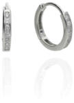 Fine Silver AG124379 - Ezüst bepattintós női fülbevaló pár (AG124379)