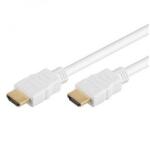 PremiumCord Cablu HDMI PremiumCord kphdme005w, tata-tata, 4K High quality, V1.4 contacte aurite, 0.5 m, Alb (kphdme005w)