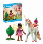 Playmobil - Jucarie de rol Figurina de colectie unicornul Sky Rose si zana (PM71841) - ookee