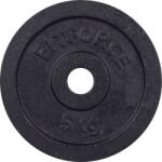 Fitforce ДИСК ЗА ЩАНГА 5 КГ ЧЕРЕН 30 ММ 5 КГ