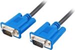 Lanberg Кабел Lanberg VGA M/M cable 1.8m dual-shielded, 2x ferrite core, black (CA-VGAC-10CU-0018-BK) - cybertrade