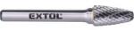 Extol keményfém turbómaró, rotormaró, kerek orrú, 10x20mm, keresztfogazás (8703754)