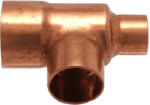 IBP 5130R forrasztható réz szűkített T-idom, 28x28x22mm (5130028028022)