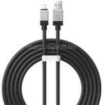 Baseus COOLPLAY adatkábel (USB - lightning, 2.4A, gyorstöltő, 200cm, törésgátló) FEKETE (CAKW000501) (CAKW000501)