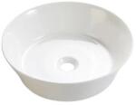 Bathco 4087 - Ráépíthető mosdó VOLTA átm. 42 cm porcelán/fehér 4087 (BO0040)