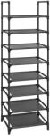 SONGMICS Raft metalic pentru pantofi SONGMICS, 8 niveluri, negru, spa (LSR24BK) Raft