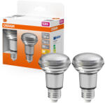 OSRAM E27 LED reflektor, 4, 8W, 350 lm, 2700 K, melegfehér, áttetsző üveg-60 W izzó helyett, 2 darabos - Star Spot R63 (4058075097049)