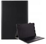  Tok álló bőr hatású (FLIP bluetooth billentyűzet asztali tartó funkció QWERTY angol nyelvű) Lenovo Yoga Tab Plus fekete (GP-176639)