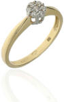 Gold rings AU86231 - 14 karátos női arany eljegyzési gyűrű Méret: 50 (AU86231)