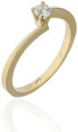 Gold rings AU86229 - 14 karátos női arany eljegyzési gyűrű Méret: 48 (AU86229)