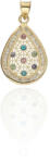 Gold pendants AU85952 - 14 karátos arany Köves medál (AU85952)