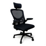 Leziter Flexo ergonomikus irodai forgószék deréktámasszal fekete