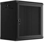 Lanberg Комуникационен шкаф, Lanberg rack cabinet 19" wall-mount 12U/600x450 with perforated door black (flat pack) (WF01-6412-23B)