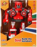 Zapp Toys Robot transformabil 5in1 cu sunet si lumina, Zapp Toys, Autobots, Rosu (S00004549_003w)