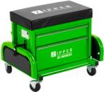 Zipper ZI-MHKS3 Görgős Fiókos Szerelőülés - Fekete/Zöld (ZI-MHKS3)