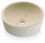 Bathco 00307 - Мивка за плот DUAL Ø 40, 5 см камък/бежова (BO0014)