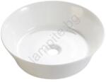 Bathco 4087 - Мивка за плот VOLTA, диаметър 42 см, порцелан/бяла (BO0040)