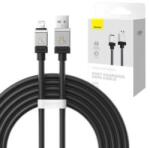 Baseus USB-C - Lightning kábel 2.4A 2m fekete (CAKW000501) (CAKW000501)