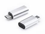 Haffner Lightning - micro USB adapter - ezüst (5901737917331-383)
