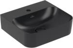 Villeroy & Boch Finion mosdótál 43x39 cm négyszögletes klasszikus fekete matt 436443R7 (436443R7)
