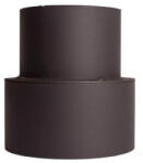 V. A. P. K Füstcső szűkítő, V. A. P. K. HS 120/130/1, 5, fekete, 120 mm - 130 mm, DC01 acéllemez, lemezvastagság: 1, 5 mm, kályha-kémény csatlakozáshoz (TC239980)