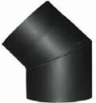 V. A. P. K Füstcső könyök, V. A. P. K. HS 045/120/1, 5, fekete, 120 mm / 45°, lemezvastagság: 1, 5 mm (TC221811)