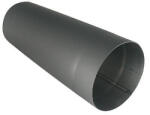 V. A. P. K Füstcső, V. A. P. K. HS 0500/120/1, 5, fekete, 50 cm / 120 mm, DC01 acéllemez, vastagfalú, lemezvastagság: 1, 5 mm (TC221795)