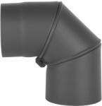 V. A. P. K Füstcső könyök, V. A. P. K. HS. EX 090/150/1, 5, fekete, 150 mm / 90°, állítható szögű, lemezvastagság: 1, 5 mm (TC221748)