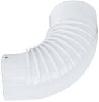 Strend Pro Zománcozott füstcső könyök, Strend Pro Smalt, fehér, 120 mm / 90°, kályhákhoz és kandallókhoz (TC221658)