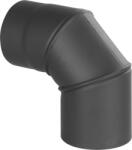V. A. P. K Füstcső könyök, V. A. P. K. HS. EX 090/200/1, 5, fekete, 200 mm / 90°, állítható szögű, lemezvastagság: 1, 5 mm (TC221251)
