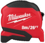 Milwaukee Mérőszalag 8 m/26 láb x 25 mm metrikus COMPACT (GEN 2) (4932498781)