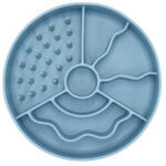 Fiboo Slow Fiboowl mini habzsolásgátló tál kék 15 cm