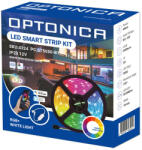 OPTONICA Okos LED szalag szett adapter + wifi vezérlő 60 LED alexa és google asszisztens, 4W, RGBW, dimmelhető, 240 lm, Optonica, 4324 (4324)