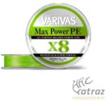 VARIVAS Max Power PE X8 150m #2.0 33lb 0, 235mm Lime Green Fluo - Varivas fonott zsinór (V110343)