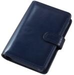 Realsystem Gyűrűs kalendárium Real 2/160 Gyűrűs, fényes műbőr sötétkék színű, 135x195mm (2160-04)