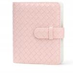  Fotóalbum, FujiFilm Instax Mini 12|11|9|8, rózsaszín, 64 fényképhez (Album na zdjęcia INSTAX RÓŻOWA PLECIONKA)