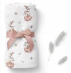 BOCIOLAND bambusz pelenka, nyuszi, 110×110cm (BL198)