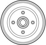 TRW Fékdobok, CHEVROLET TIGRA 1.6, 200mm átmérő