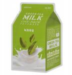 A'Pieu Green Tea Milk arcmaszk, zöld tea kivonat, hidratáló, enyhíti (8809581451551)