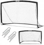 SPARTAN Labdarúgó kapu, 270×150cm, hordozható, acél szerkezet (1137)